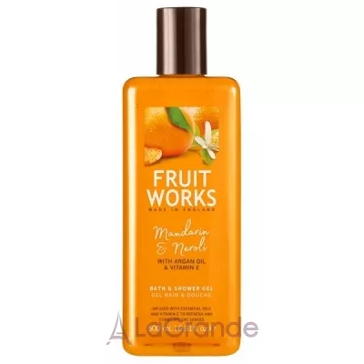 Grace Cole Fruit Works Bath & Shower Mandarin & Neroli    