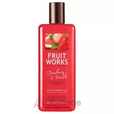 Grace Cole Fruit Works Hand Wash Strawberry & Pomelo    