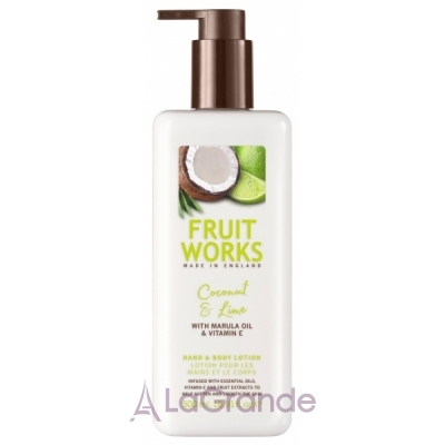 Grace Cole Fruit Works Hand & Body Lotion Coconut & Lime      