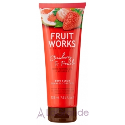 Grace Cole Fruit Works Body Scrub Strawberry & Pomelo    