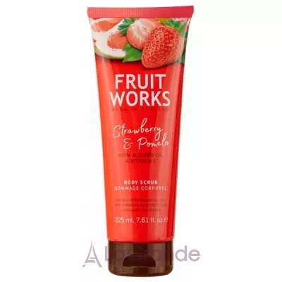 Grace Cole Fruit Works Body Scrub Strawberry & Pomelo    