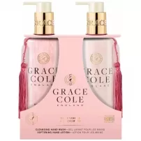 Grace Cole Hand Care Duo Warm Vanilla & Sandalwood ����� "������ ������ � ���������� ������" (h/wash 300ml+h/lot 300ml)