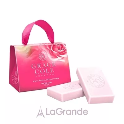 Grace Cole White Rose & Lotus Flower Gentle Soap    ,  (b/soap/275g)