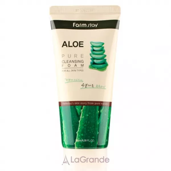 FarmStay Pure Cleansing Foam Aloe ����� ��� �������� � ���������� ����