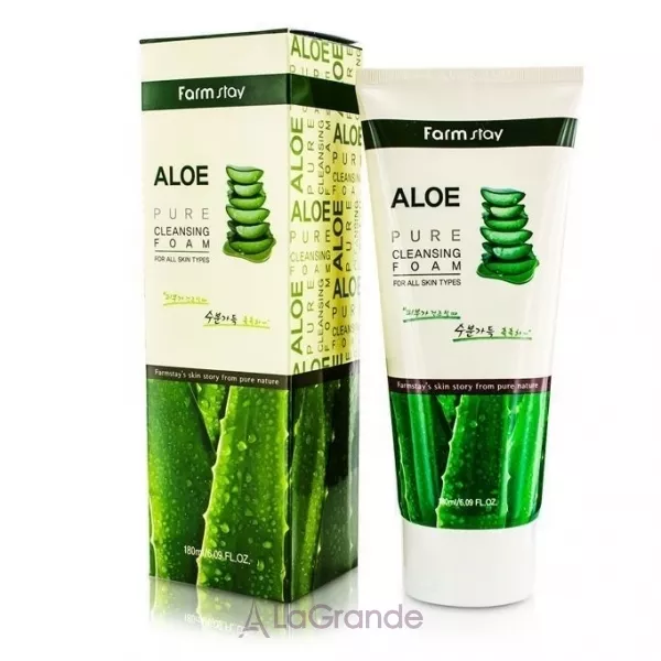 FarmStay Pure Cleansing Foam Aloe ����� ��� �������� � ���������� ����