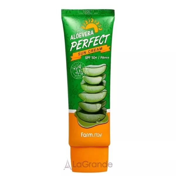 Farmstay Aloevera Perfect Sun Cream SPF50+ PA+ �������������� ���� ��� ���� � ���� � ����
