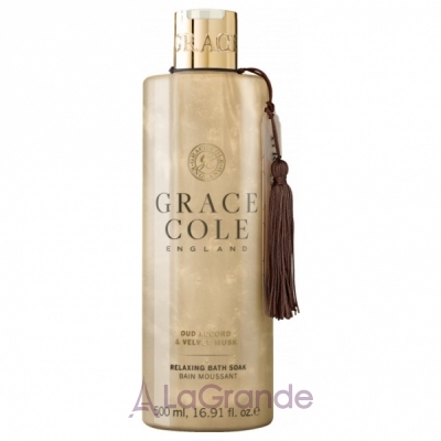 Grace Cole Boutique Oud Accord & Velvet Musk Personalised Relaxing Bath Soak    