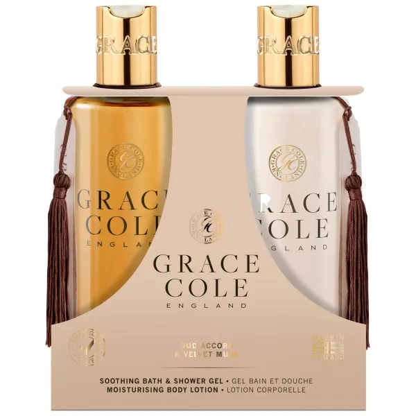 Grace Cole Duo Oud Accord & Velvet Musk ���� ��� ���� (h/wash/300ml + h/lot/300ml)
