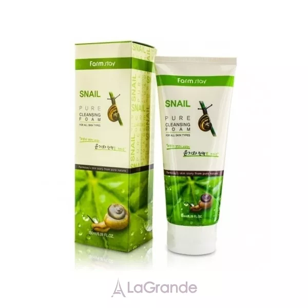 FarmStay Pure Cleansing Snail Foam ��������� ����� ��� ���� � ������� ������