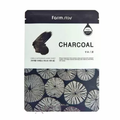 FarmStay Visible Difference Mask Sheet Charcoal     