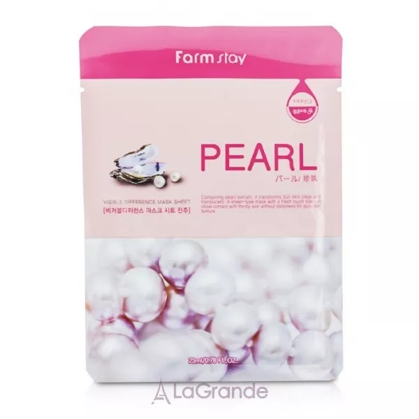 FarmStay Visible Difference Mask Sheet Pearl �������� ����� � ���������� �����
