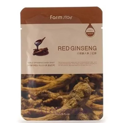 FarmStay Visible Difference Mask Sheet Red Ginseng     