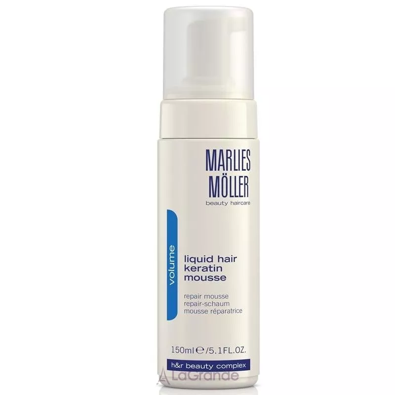 Marlies Moller Volume Liquid Hair Keratin Mousse ���, �� �������� ��������� ������� 