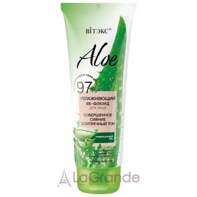  Aloe 97% Perfect Radiance Flawless Tone Hydrating Facial BB-Fluid  -   