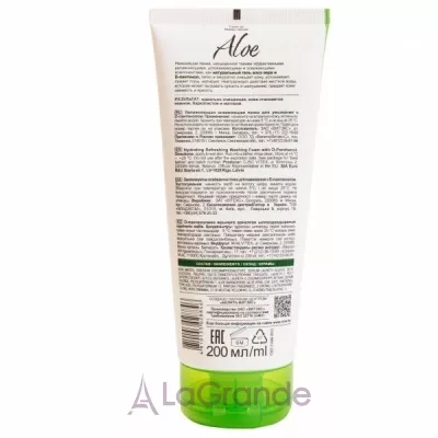  Aloe 97% Hydrating Refreshing Washing Foam     d-