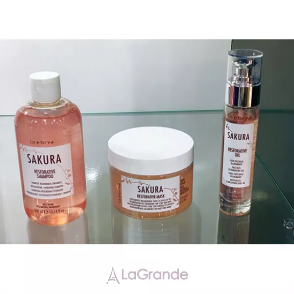 Inebrya Sakura Restorative Kit ���� ��� ���������� ������� (������� 300 �� + ����� 250 �� + ��� 50 ��)