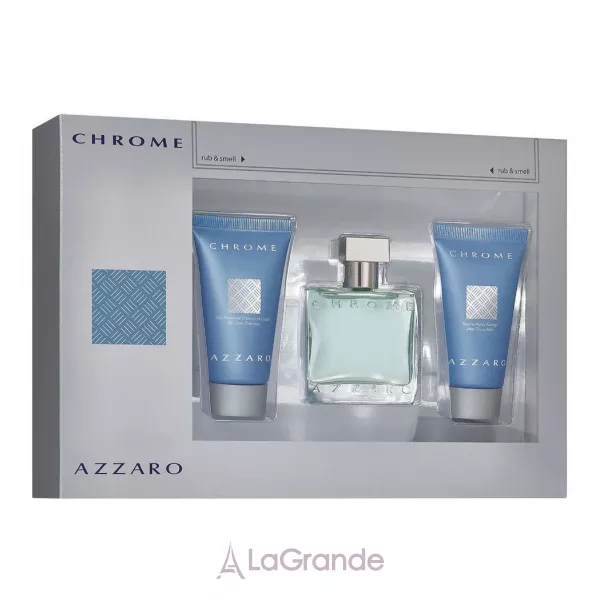 Azzaro Chrome ����� (��������� ���� 100 �� + ������� ����� ������ 75 �� + ������� ��� ����� � ���� 75 ��)