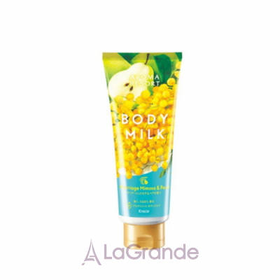 Kracie Aroma Resort Body Milk Mimosa Pear    