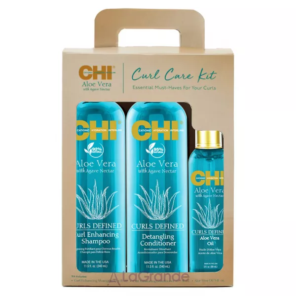 CHI Aloe Vera Curl Care Kit ����� ��� �����