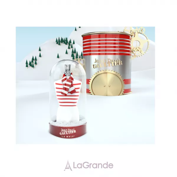 Jean Paul Gaultier Le Male Snow Globe Christmas Edition �������� ����