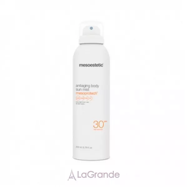 Mesoestetic AntiAging Body Sun Mist SPF 30 ������������� ����� ��� ��� � ���������� ������� SPF 30