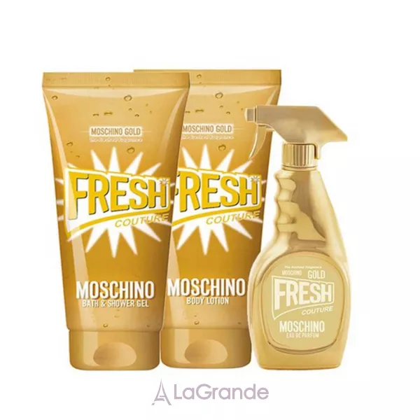Moschino Fresh Gold Couture ���� (����������� ���� 5 �� + ������� ��� ��� 25 �� + ���� ��� ���� 25 ��)
