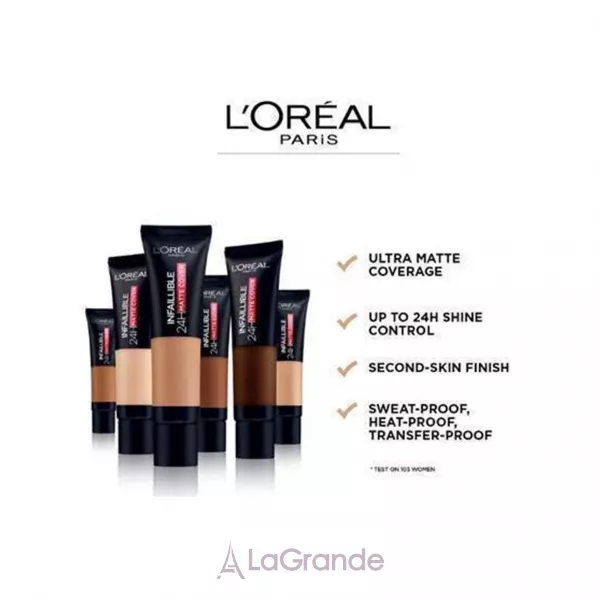 L'Oreal Paris Infaillible 24H Matte Cover �������������� ��������� ����