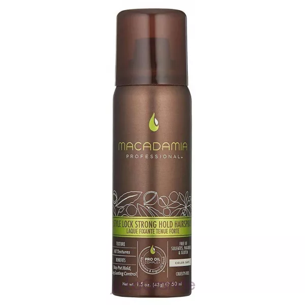 Macadamia Natural Oil Professional Style Lock Strong Hold Hairspray ����� ��� �������