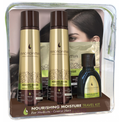 Macadamia Natural Oil Professional Nourishing Moisture Travel Kit      (  100  +  100  +    30  +    30  )