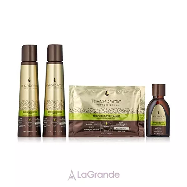 Macadamia Natural Oil Professional Nourishing Moisture Travel Kit ���� ��� ��� ���� ������� (������� 100 �� + ����������� 100 �� + ����� ��� ������� 30 �� + ��� ��� ������� 30 ��)