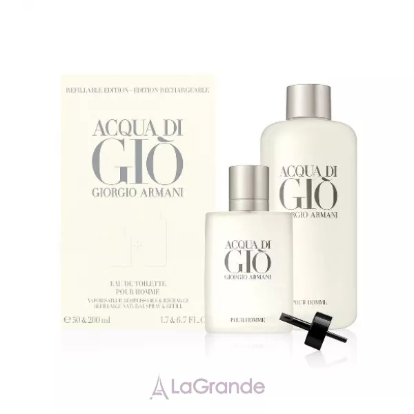 Armani Acqua di Gioia Eau de Toilette ����� (��������� ���� 50 �� + ReFill ������� 200 ��)