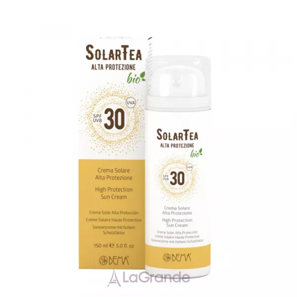Bema Cosmetici Solar Tea High Proctection Sun Cream SPF 30 ���� �������������� � ������� ������� ������ 30 SPF