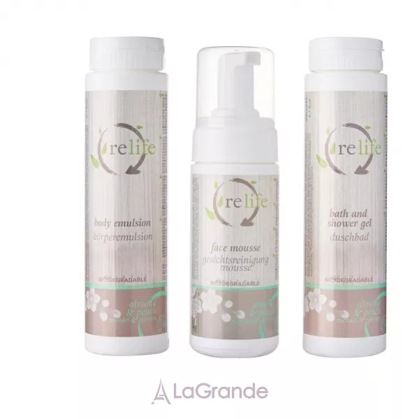 Bema Cosmetici Relife Bath & Shower Gel Almond & Peach ���� ��� ���� 