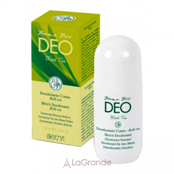 Bema Cosmetici Bio Deo Wood Tea Man's Deodorant Roll-on ��������� ���������� ��� �������