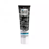 ������ Black Clean For Men Shaving Cream With Active Charcoal ���� ��� ������ � �������� �����