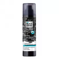 ³���� Black Clean For Men Shaving Foam With Active Charcoal 3-in-1 ϳ�� ��� ������ � �������� ������� 3�1