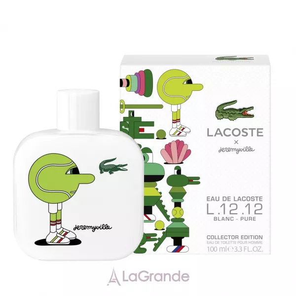 Lacoste Eau de Lacoste L.12.12 Blanc Pure Collector Edition Pour Homme x Jeremyville ��������� ����