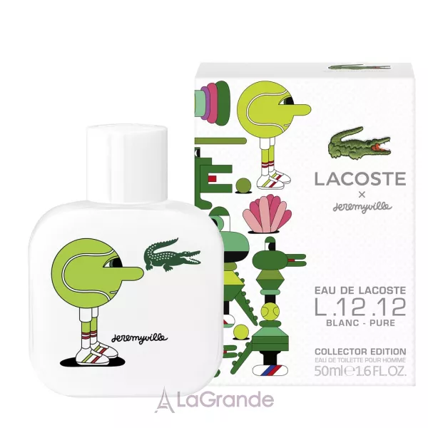 Lacoste Eau de Lacoste L.12.12 Blanc Pure Collector Edition Pour Homme x Jeremyville ��������� ����