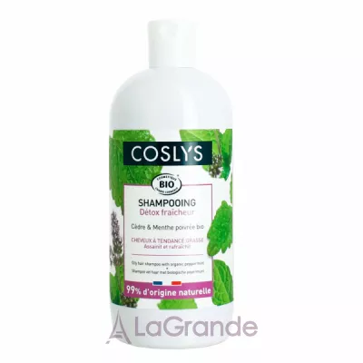 Coslys Shampoo with Organic Peppermint        '