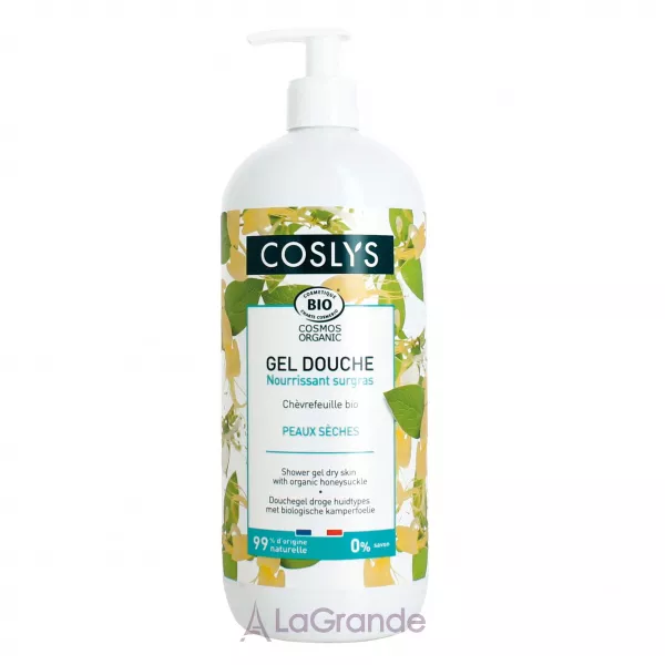 Coslys Body Care Shower Gel Dry Skin With Organic Honeysuckle ���� ��� ���� � ���������� �������� ��� ���� ����