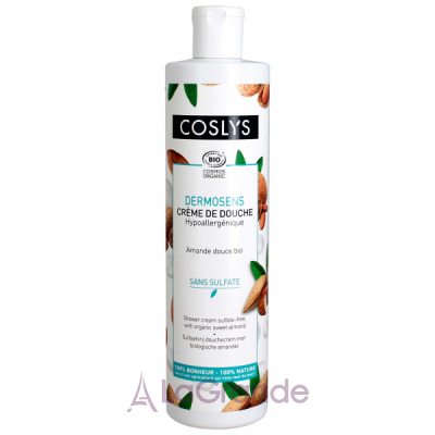 Coslys Shower Cream Sulfate-free with Organic Sweet Almond ó      