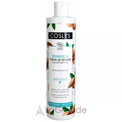 Coslys Shower Cream Sulfate-free with Organic Sweet Almond ó      