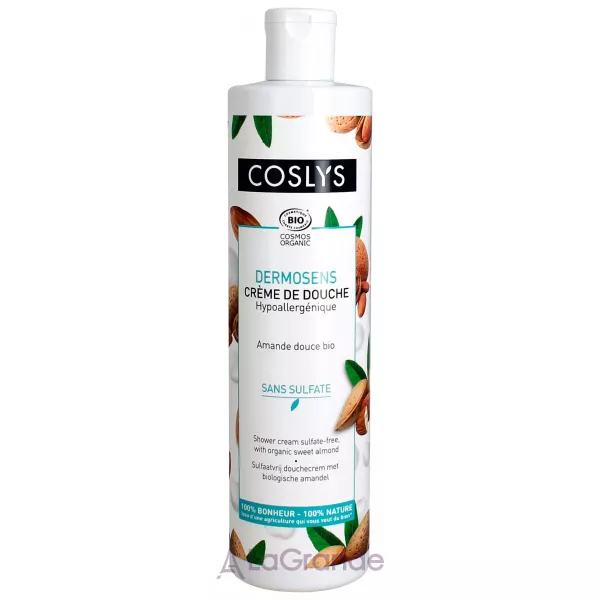 Coslys Shower Cream Sulfate-free with Organic Sweet Almond ó������������ ���� ��� ���� � ���������� ��������