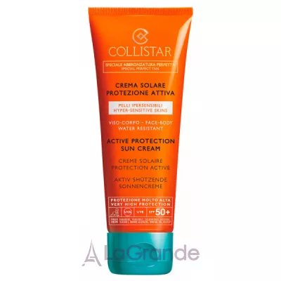 Collistar Special Perfect Tanning Active Protection Sun Cream Face Body SPF 50+      