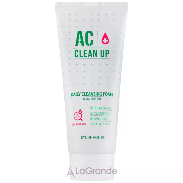 Etude House AC Clean Up Daily Acne Cleansing Foam ����� ��� ��������