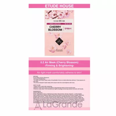 Etude House Therapy Air Mask Cherry Blossom     