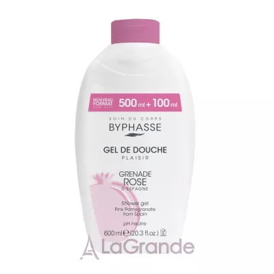 Byphasse Plaisir Body Shower Gel Pink Pomegranate    