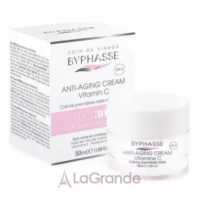 Byphasse Anti-aging Cream Pro30 Years Vitamin C       30+