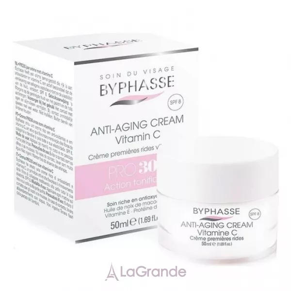 Byphasse Anti-aging Cream Pro30 Years Vitamin C ���� ��� ������� ����� ������ ������� 30+