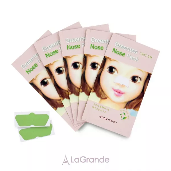 Etude House Skin Care Green Tea Nose Pack ������� ��� ���� � ���������� �������� ���